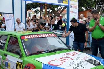 San Juan, escenario de la protocolaria ceremonia de salida del Rallye de Telde (Foto Francisco Javier Santana)